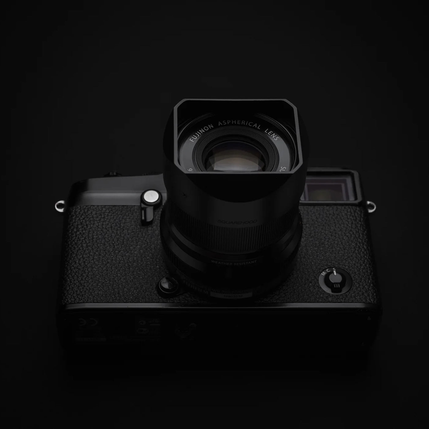SquareHood Lens Hood for FujiFilm XF 50mm f2