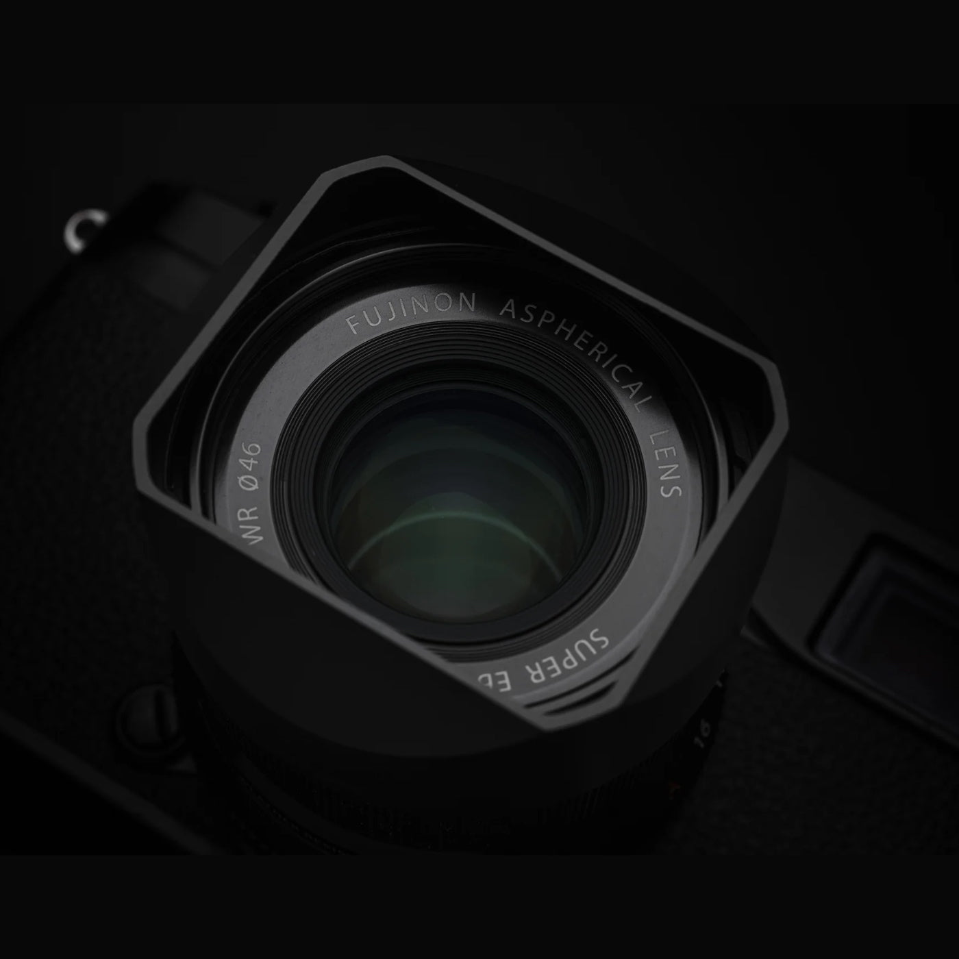 SquareHood Lens Hood for FujiFilm XF 50mm f2