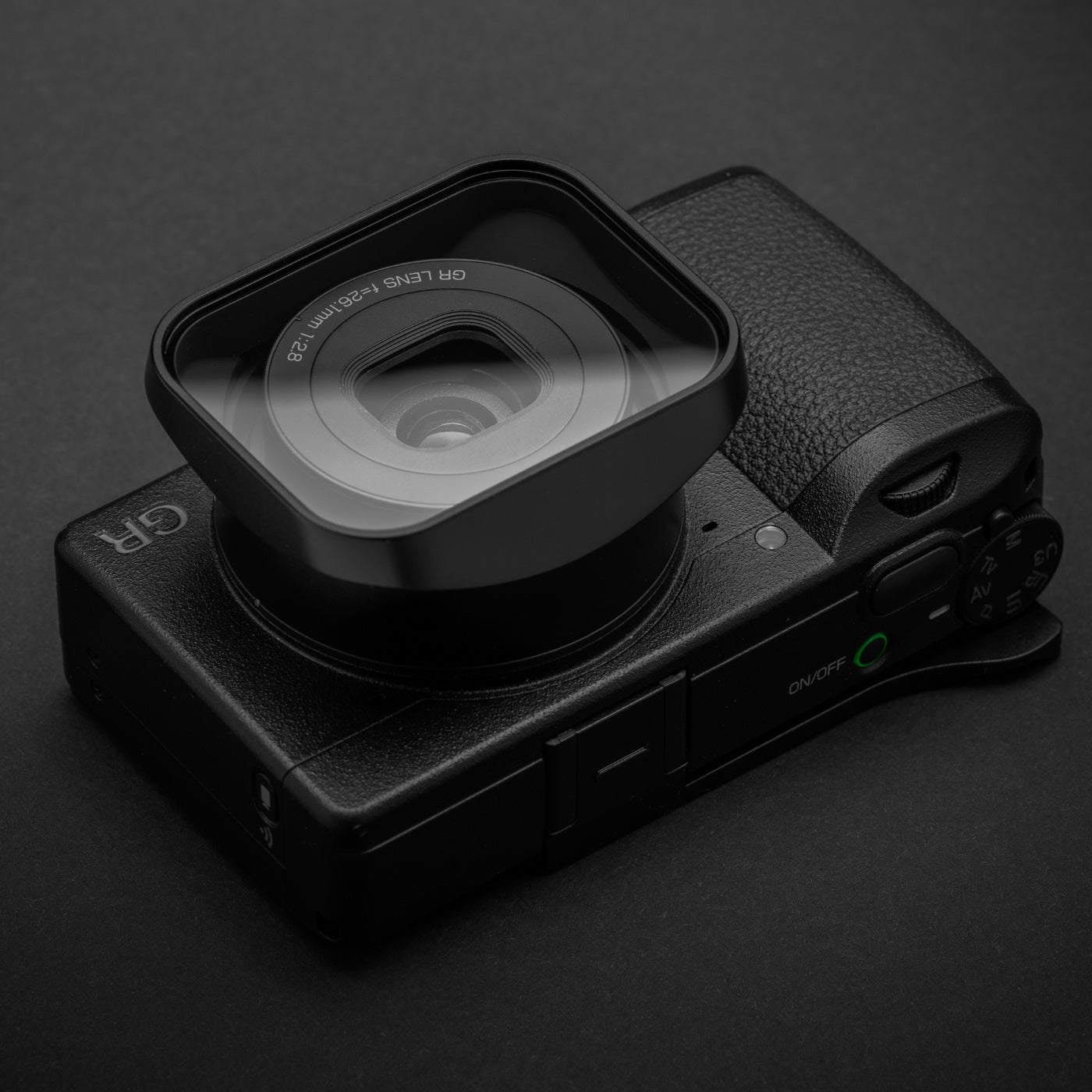 SquareHood Ricoh GR Glass for GR III & IIIx (Haze or Clear)
