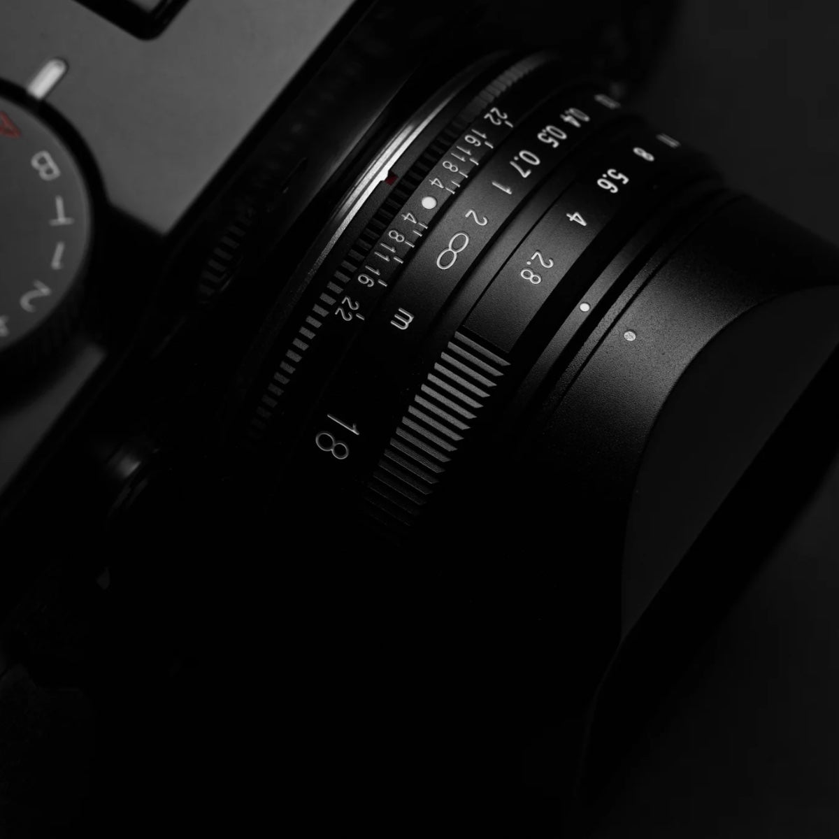 SquareHood - Voigtlander X 27mm f2 / 18mm f2.8