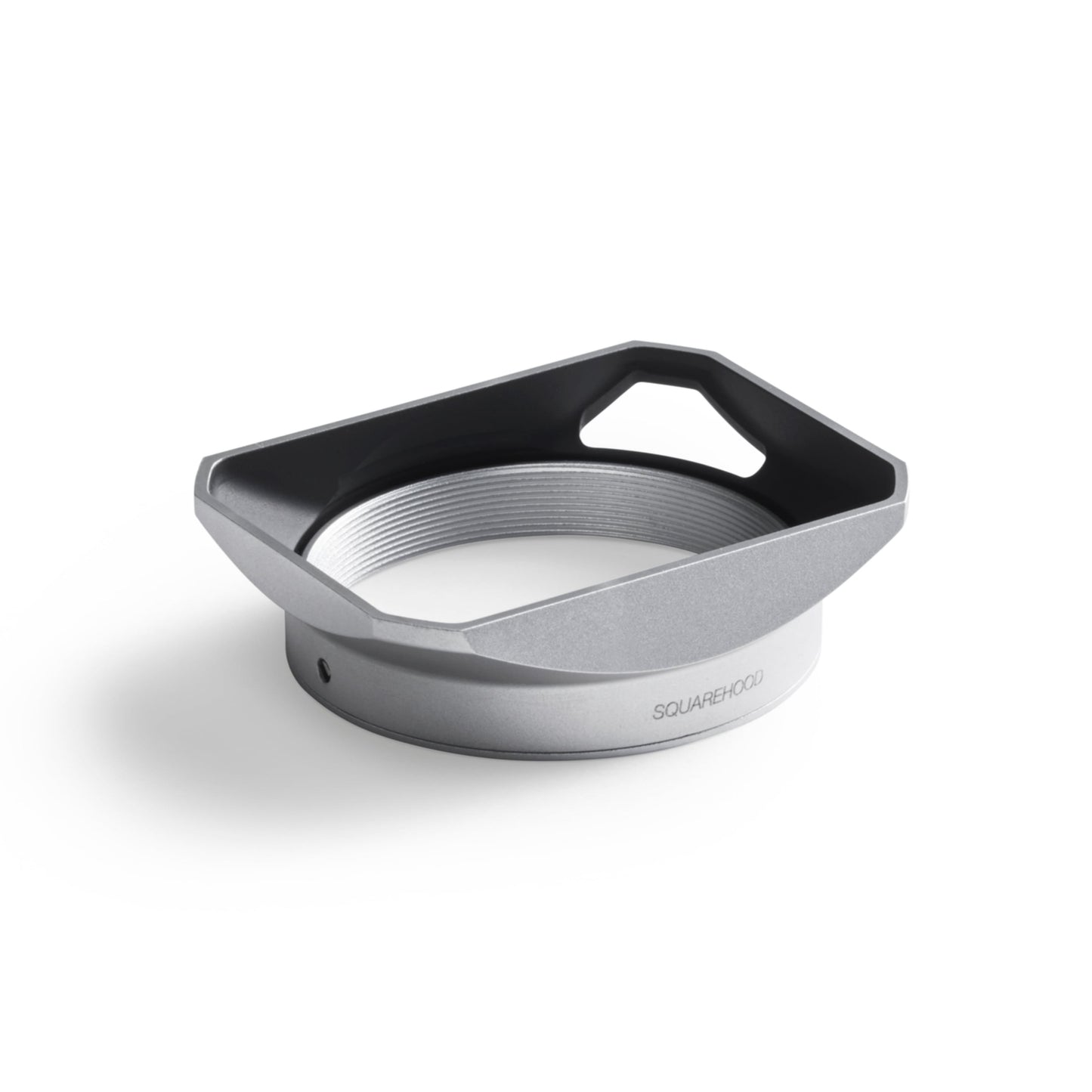 SquareHood Model V for Fuji X100 Cameras - Silver - The Usual
