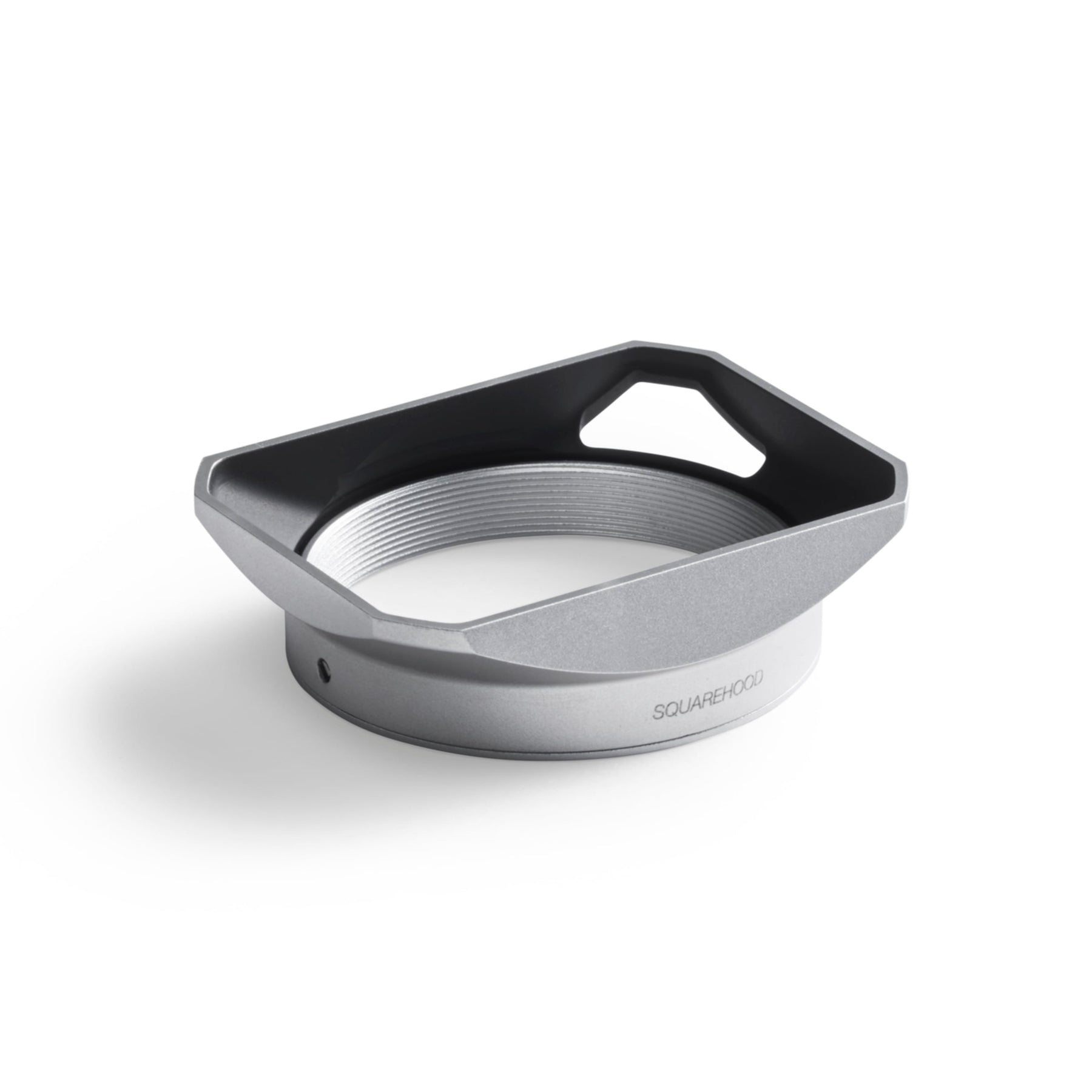 SquareHood Model V for Fuji X100 Cameras - Silver - The Usual
