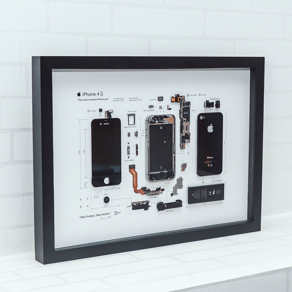 iPhone 4S artwork teardown components