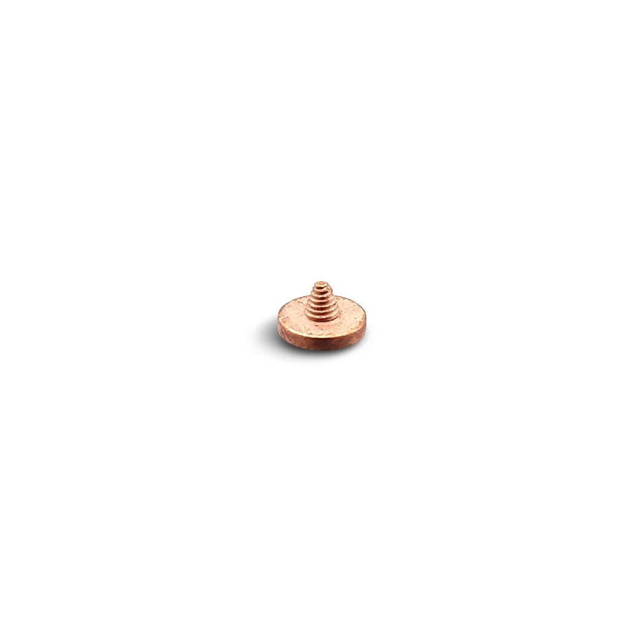 SquareHood Hammered Brass and Copper Soft Shutter Buttons