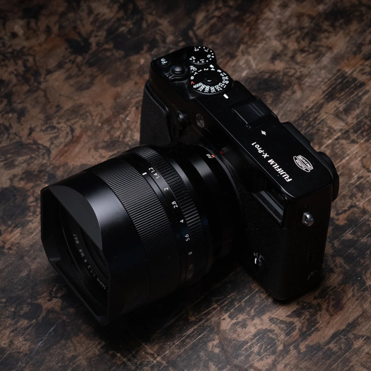 SquareHood Lens Hood for FujiFilm XF 56mm f1.2 R WR