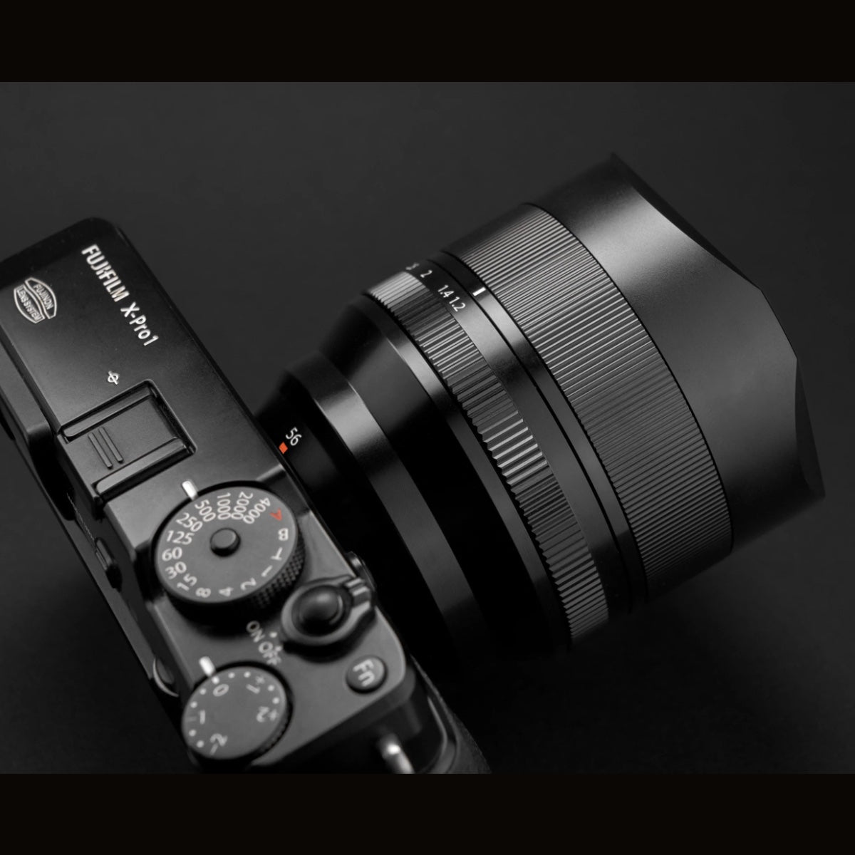 SquareHood Lens Hood for FujiFilm XF 56mm f1.2 R WR