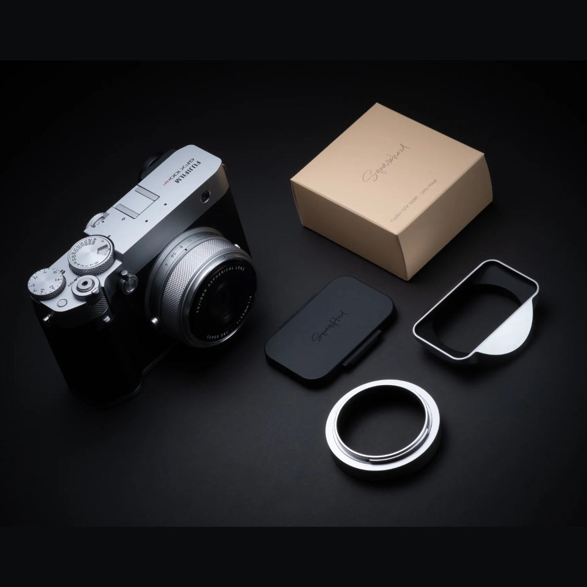 SquareHood Lens Hood for FujiFilm GFX100RF