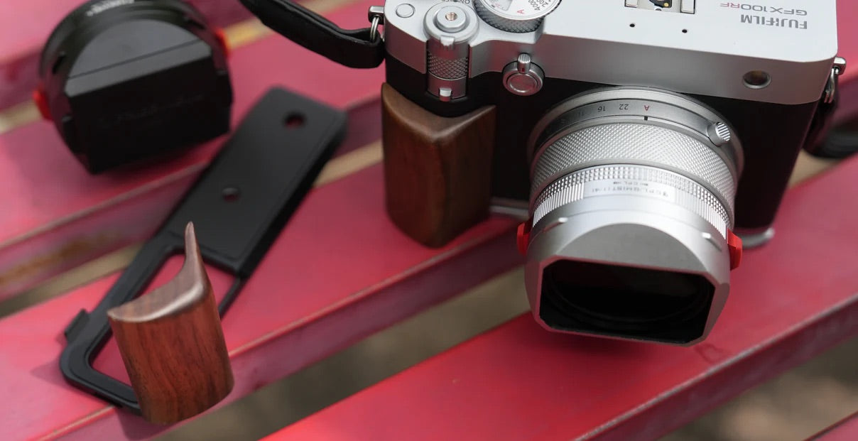 Freewell - Fuji GFX100RF L-Bracket Wooden Grip