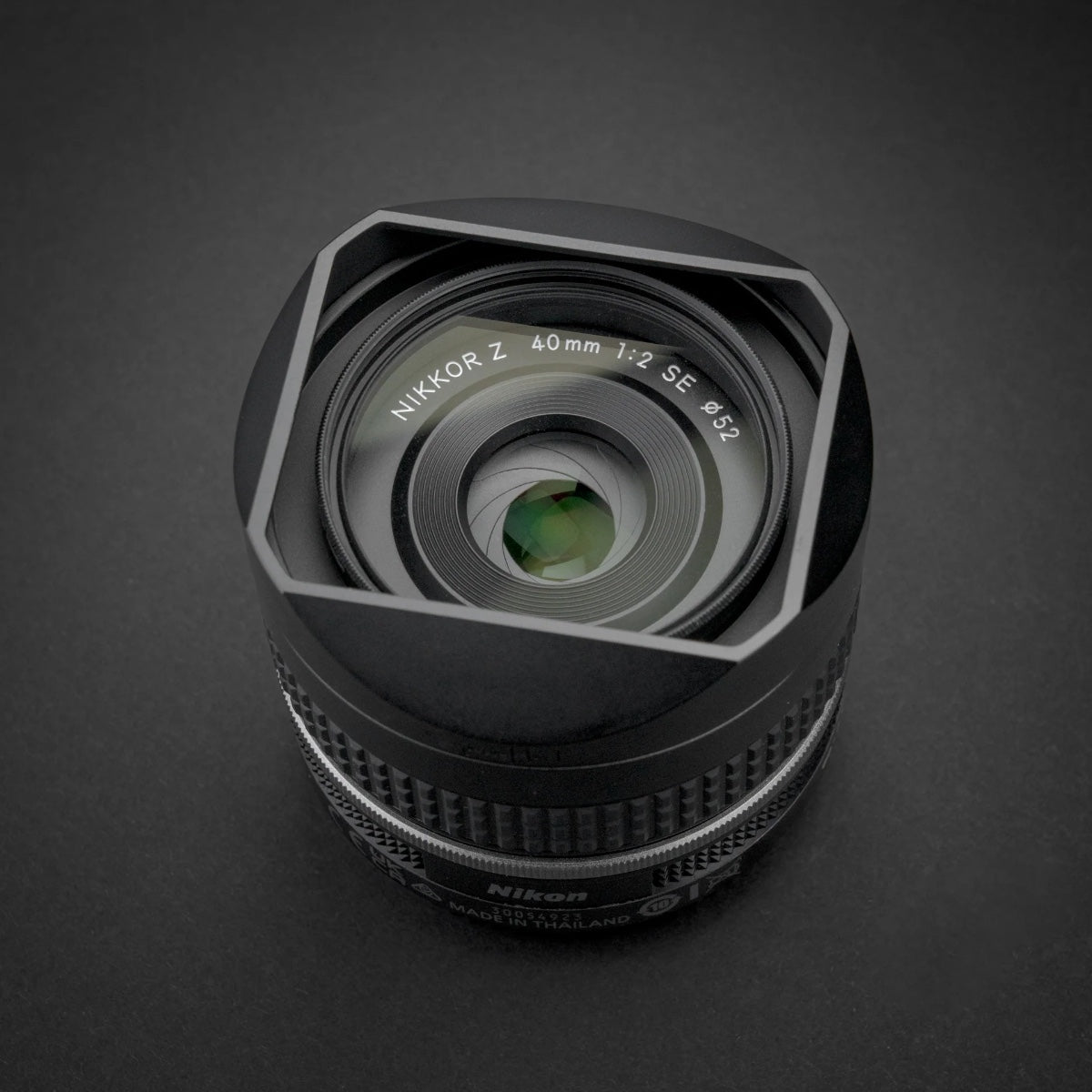 SquareHood for Nikon Nikkor Z 40mm f/2
