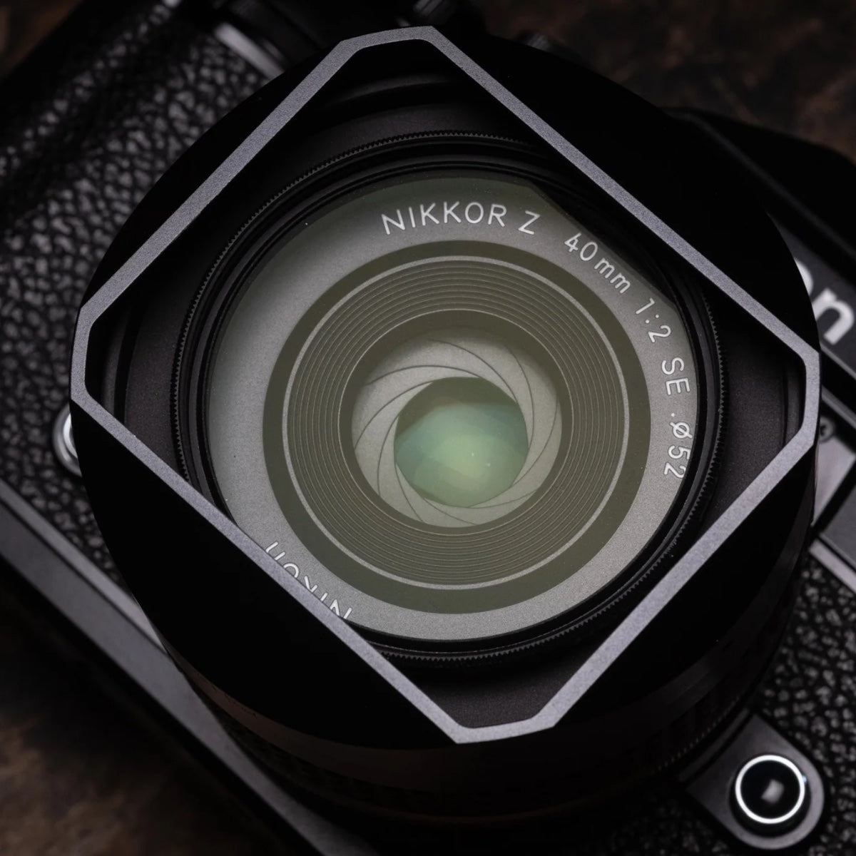 SquareHood for Nikon Nikkor Z 40mm f/2
