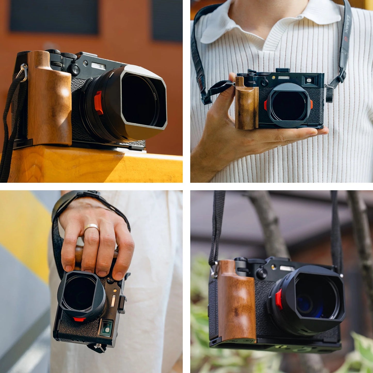 Freewell - Fuji X100VI L-Bracket Wooden Grip