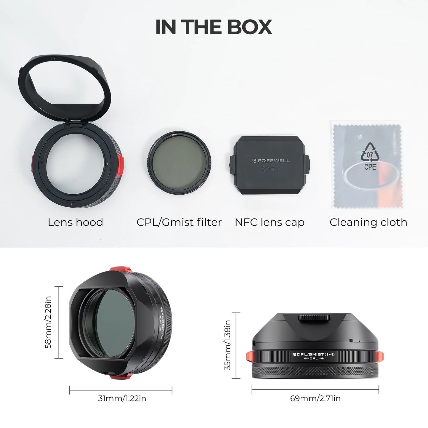 Freewell - Leica Q3 43 Real Lens Hood with Filter