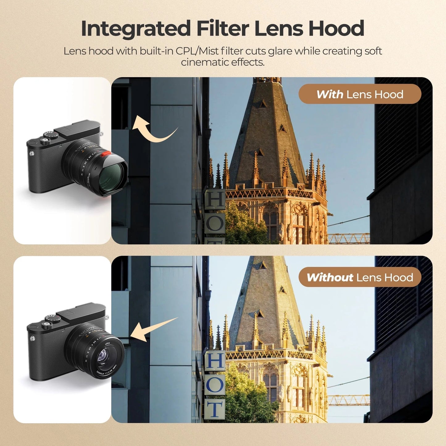 Freewell - Leica Q3 43 Real Lens Hood with Filter