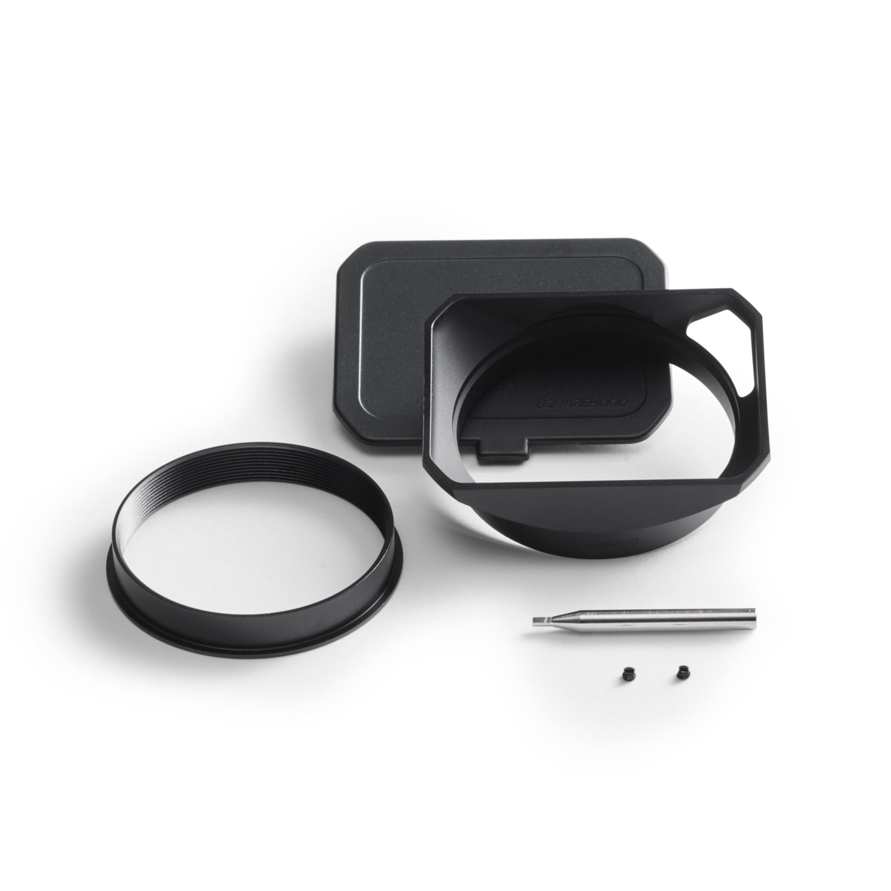 SquareHood Model V for Fuji X100 Cameras - Black - The Usual