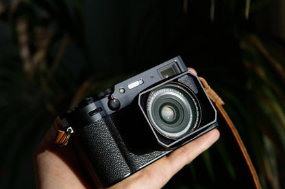 SquareHood Model V for Fuji X100 Cameras - Black - The Usual