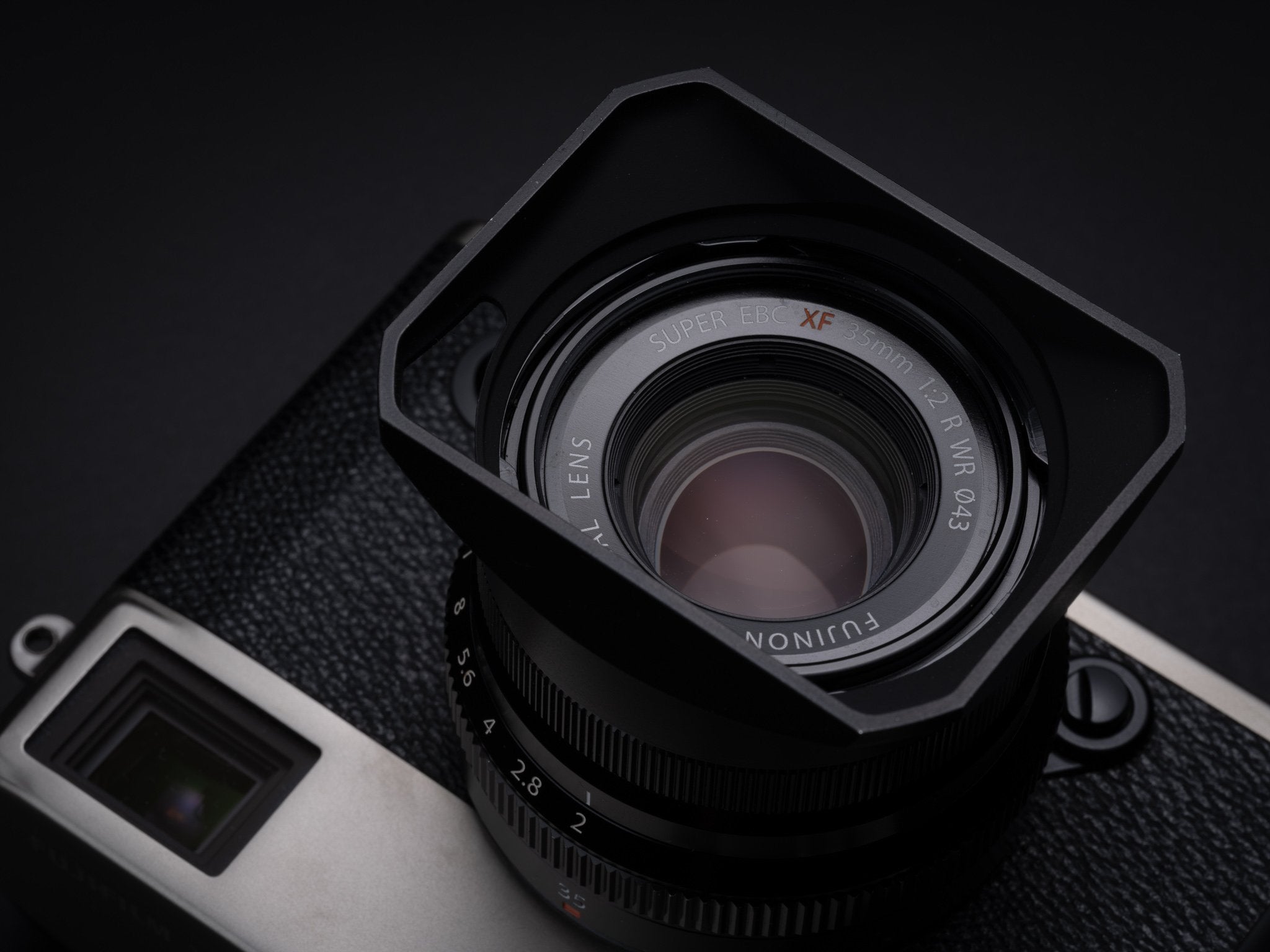SquareHood Model V for Fujifilm XF 23mm / 35mm f2 - The Usual