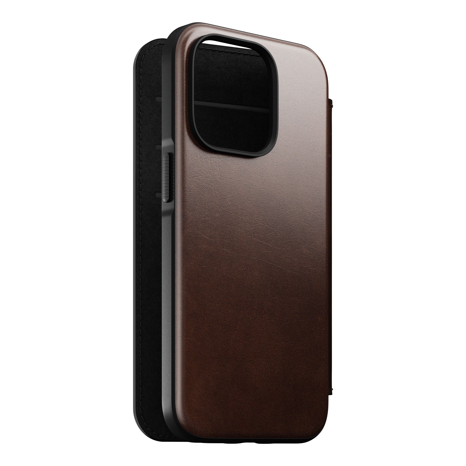 Nomad Modern Horween Leather Folio for iPhone 14 Series - The Usual
