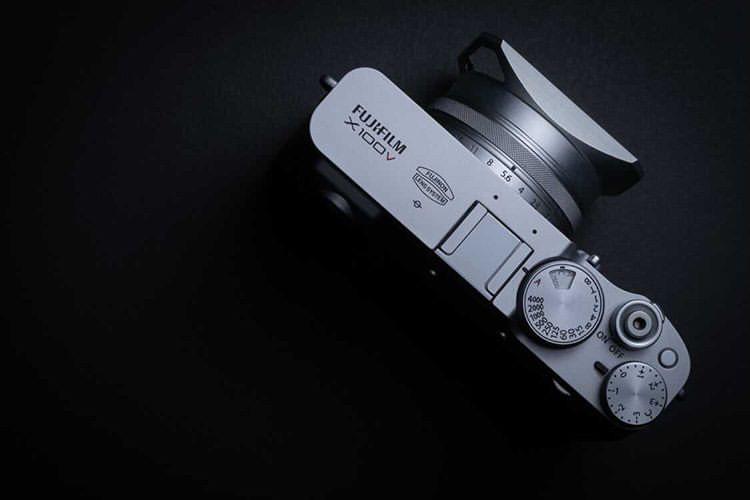 SquareHood Model V for Fuji X100 Cameras - Silver - The Usual