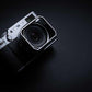SquareHood Model V for Fuji X100 Cameras - Silver - The Usual