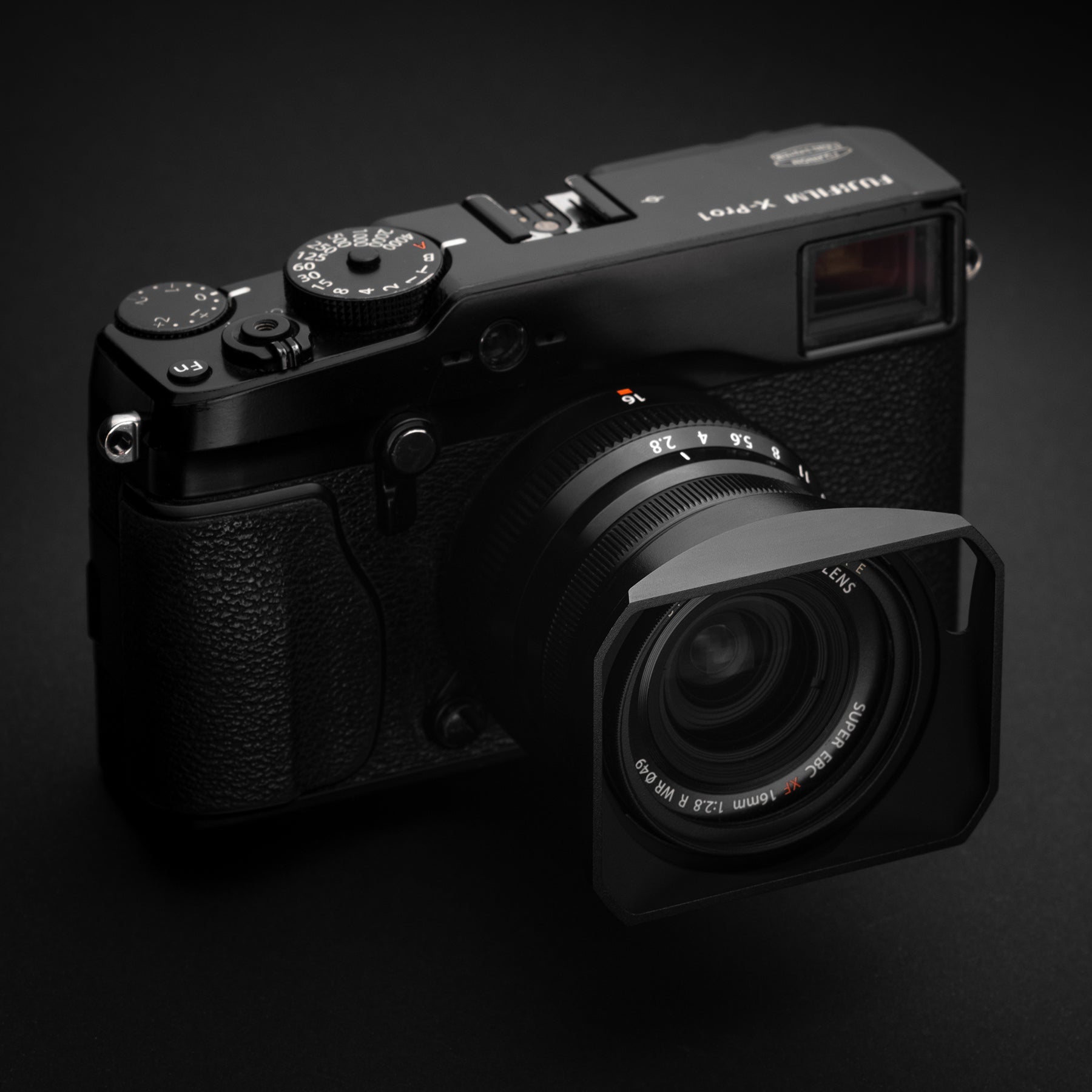 SquareHood Lens Hood for FujiFilm XF 16mm f2.8 R WR - The Usual