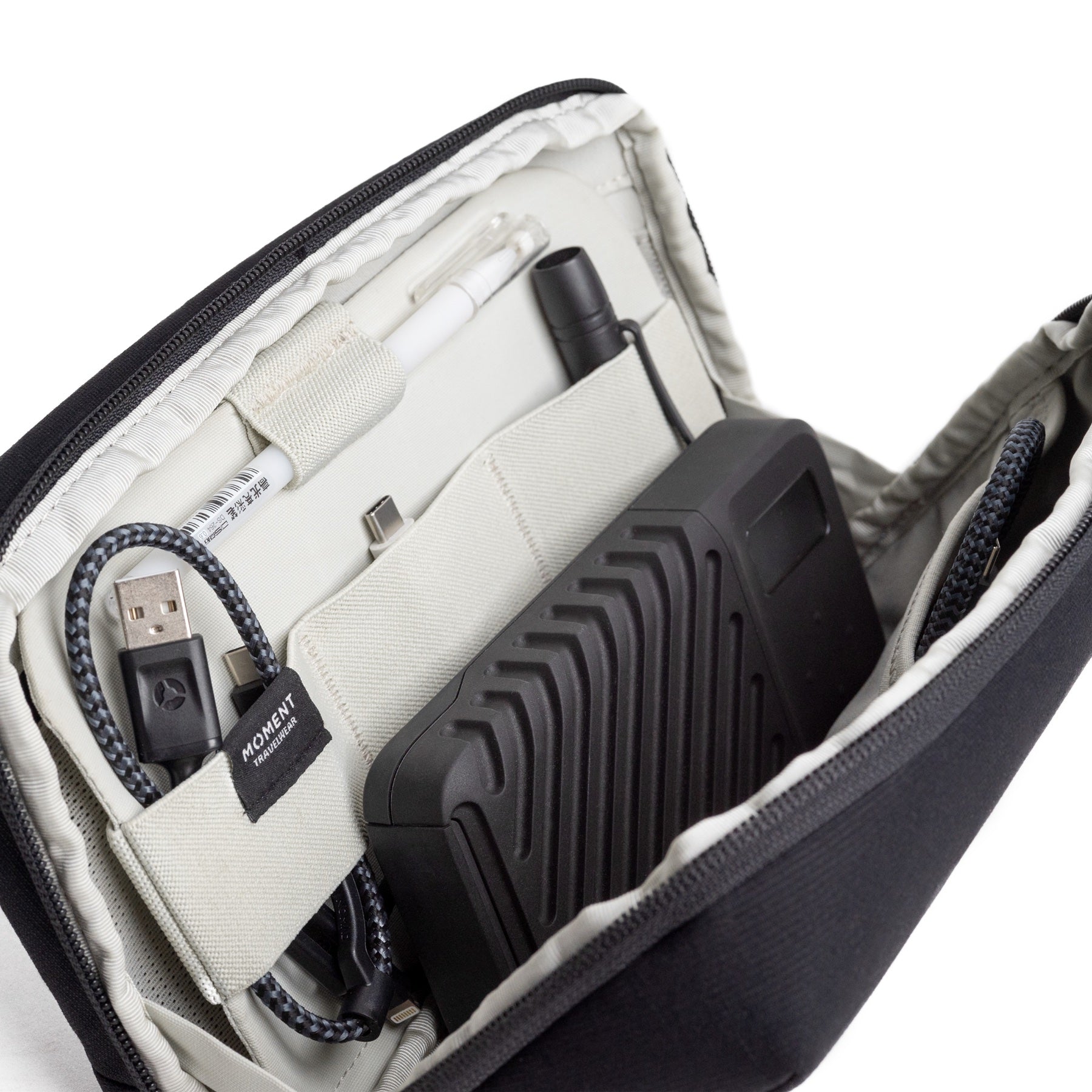 Moment MTW Tech Organiser - Black - The Usual